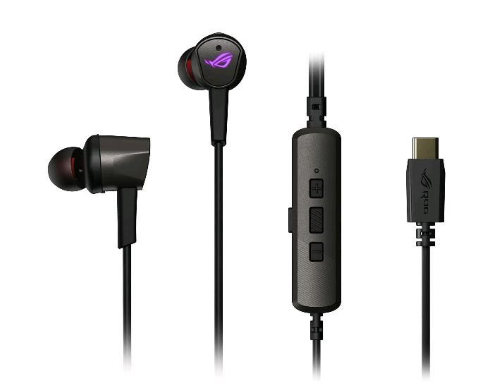 ASUS ROG CETRA II CUFFIE AURICOLARI GAMING CON MICROFONO ILLUMINAZIONE AURA SYNC RGB CONNETTORE USB-C COLORE NERO